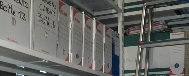 Stockez vos archives dans un box