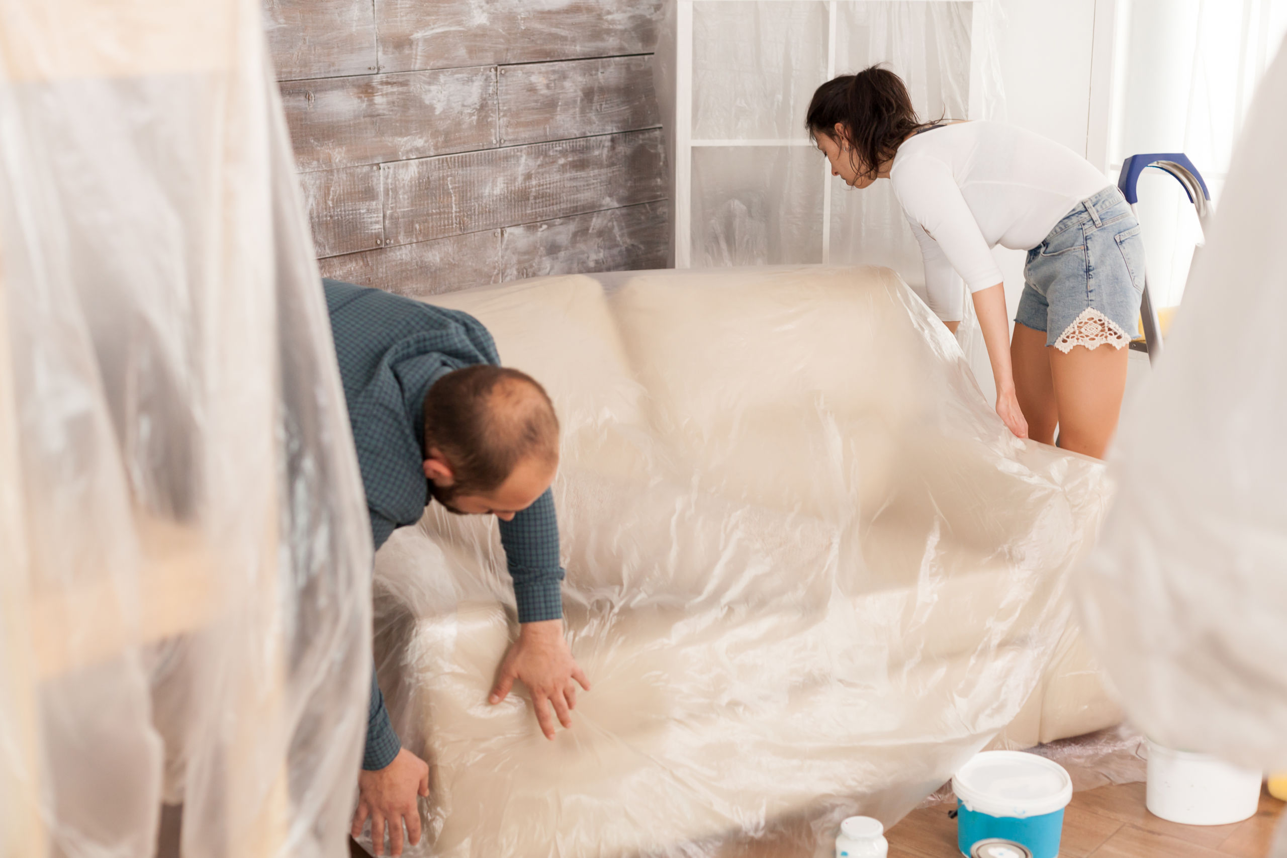Une protection du mobilier nécessaire.